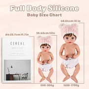 Babeside Dolly 12"/16" Realistic Silicone Quiet Baby Little Infant Girl Retaining Pacifier - Image 17