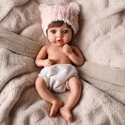 Babeside Dolly 12"/16" Realistic Silicone Quiet Baby Little Infant Girl Retaining Pacifier - Image 15