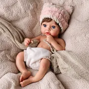 Babeside Dolly 12"/16" Realistic Silicone Quiet Baby Little Infant Girl Retaining Pacifier - Image 16