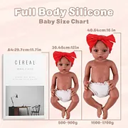 Babeside Phoebe 16" Realistic Silicone Quiet Baby African American Newborn Girl Companion Through Moments - Image 10