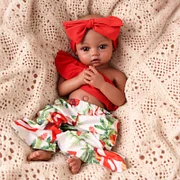 Babeside Phoebe 16" Realistic Silicone Quiet Baby African American Newborn Girl Companion Through Moments - Image 3