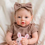 Babeside Ethan 12"/16" Realistic Silicone Quiet Baby Little Infant Girl Soft Support Presence - Image 2