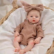 Babeside Ethan 12"/16" Realistic Silicone Quiet Baby Little Infant Girl Soft Support Presence - Image 4