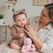 Babeside Ethan 12"/16" Realistic Silicone Quiet Baby Little Infant Girl Soft Support Presence - Image 6