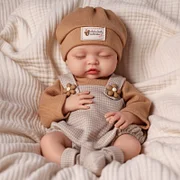 Babeside Nancy 16" Realistic Silicone Sleeping Baby Little Infant Girl Retaining Pacifier Memories You Can Hold - Image 3