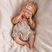Babeside Nancy 16" Realistic Silicone Sleeping Baby Little Infant Girl Retaining Pacifier Memories You Can Hold - Image 5