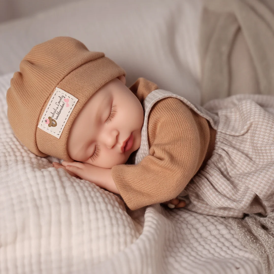 Babeside Nancy 16" Realistic Silicone Sleeping Baby Little Infant Girl Retaining Pacifier Memories You Can Hold - Image 7