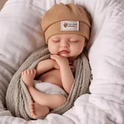 Babeside Nancy 16" Realistic Silicone Sleeping Baby Little Infant Girl Retaining Pacifier Memories You Can Hold - Image 8