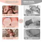Babeside Twinnie 12"/16" Realistic Silicone sleeping Baby Little Infant Healing of the Heart - Image 27