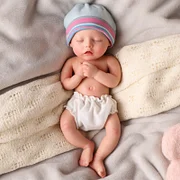 Babeside Twinnie 12"/16" Realistic Silicone sleeping Baby Little Infant Healing of the Heart - Image 13