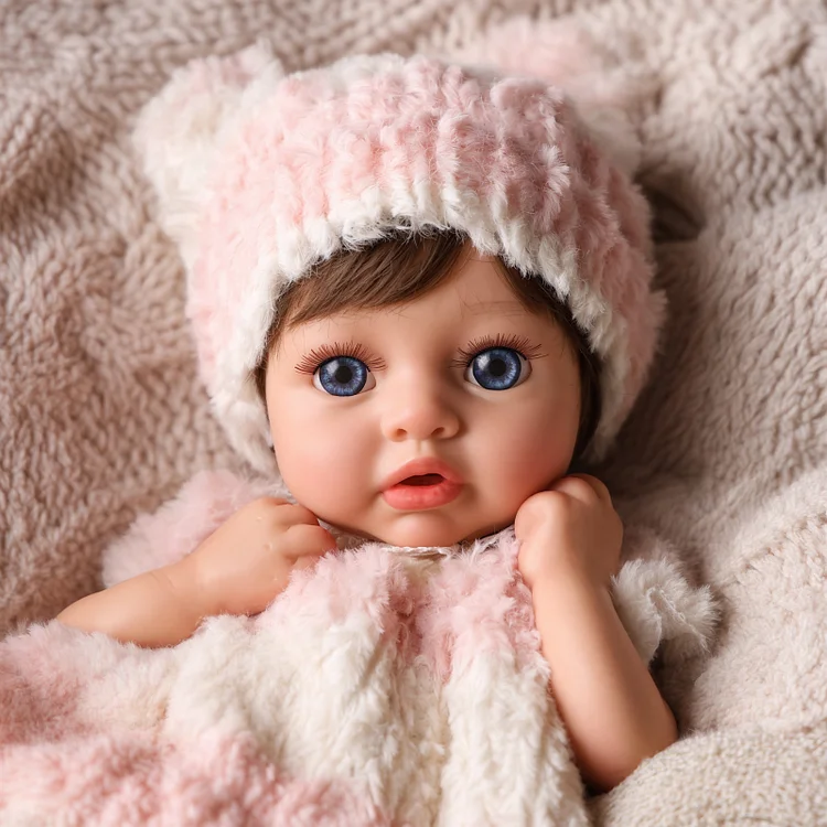 Babeside Dolly 12"/16" Realistic Silicone Quiet Baby Little Infant Girl Retaining Pacifier - Image 10